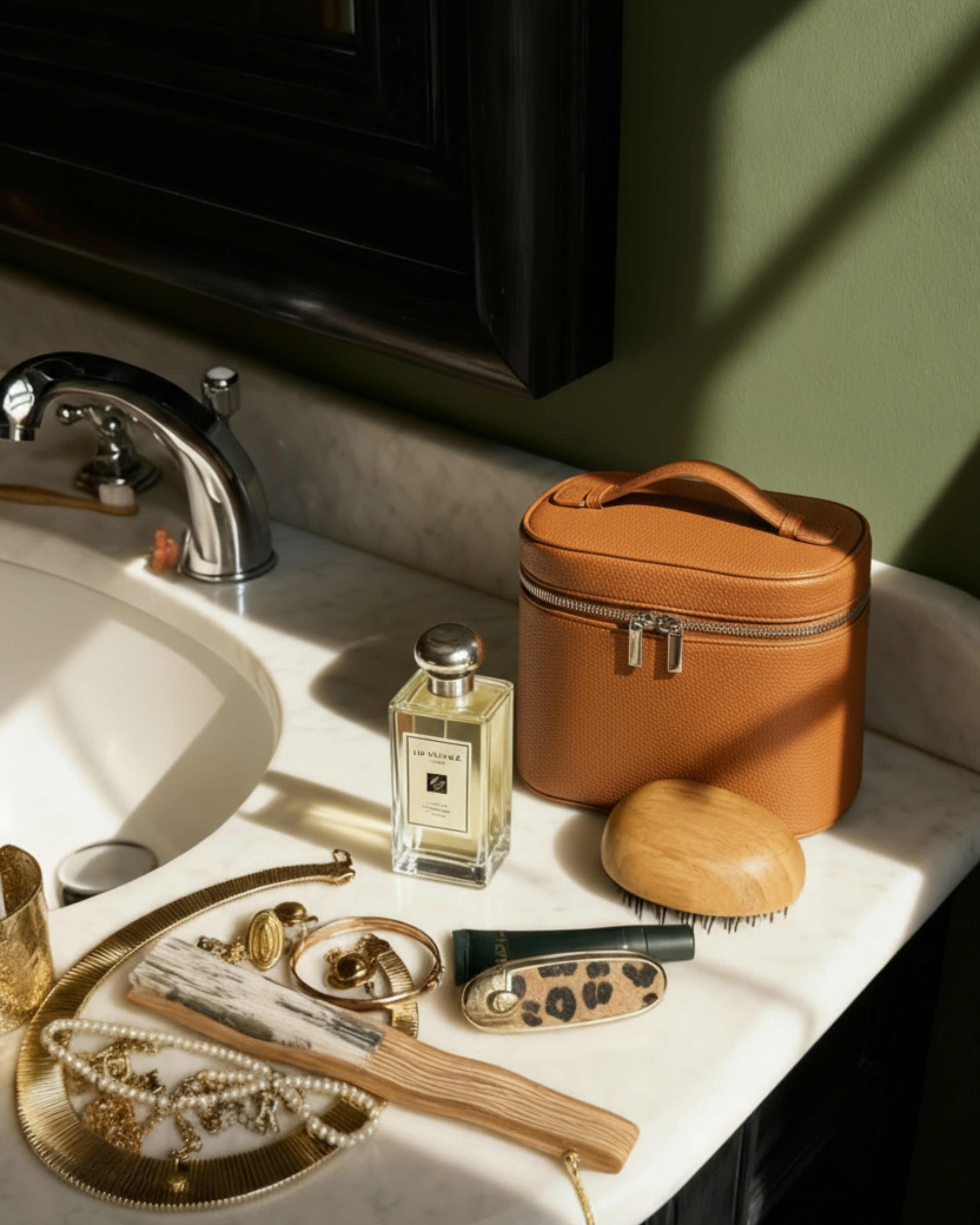 TERRA | Leather Beauty Case